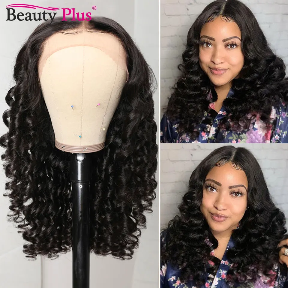 Funmi Spirale Curly Lace Frontal Menschliches Haar Perücke Remy Brasilianische Ei Lockige Spitze Front Perücke für Frauen 13x1 teil Transparent