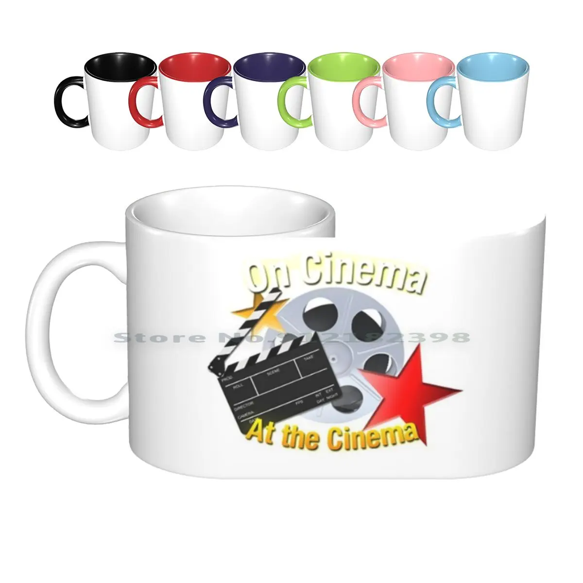 On Cinema Logo Ceramic Mugs Coffee Cups Milk Tea Mug On Cinema At The Cinema Tim Heidecker Gregg Turkington Decker Tim And Eric