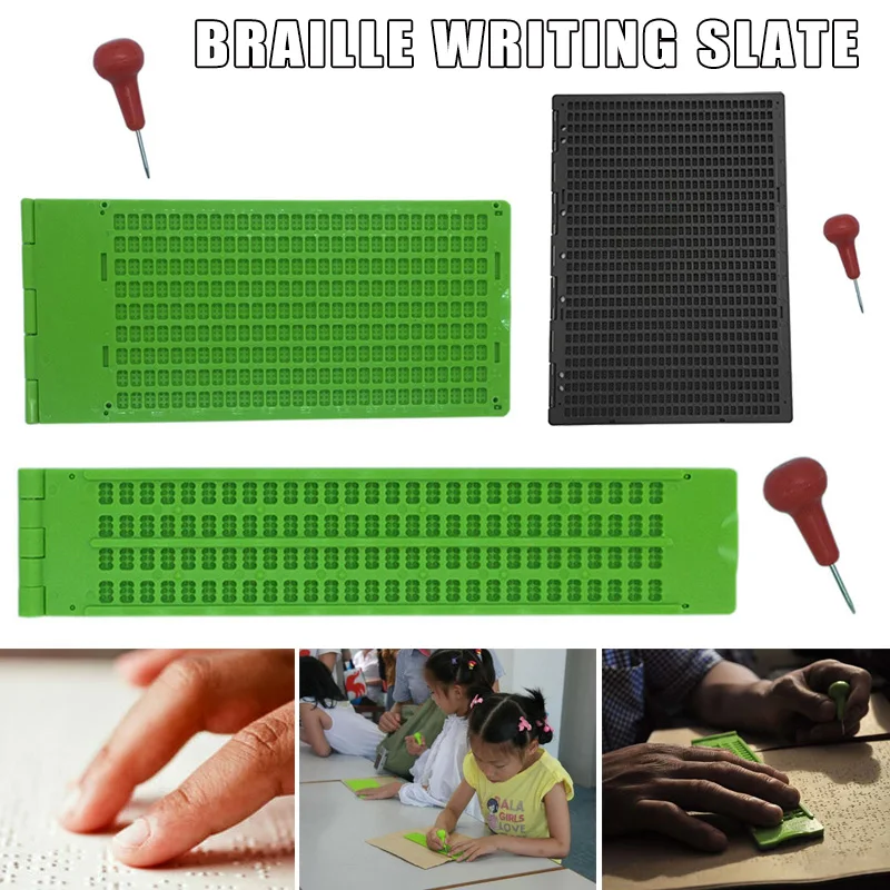 9 Lines 30 Cells/4 Lines 28 Cells/27 Line 30 Cells Braille Writing Slate with Stylus DJA99