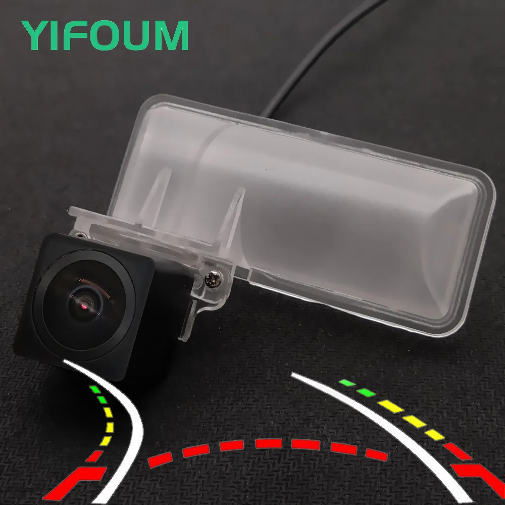 AHD Fisheye dynamiczna trajektoria samochodowa tylna kamera bezprzewodowa dla Subaru XV STi BRZ WRX Tribeca Legacy Forester Outback Impreza