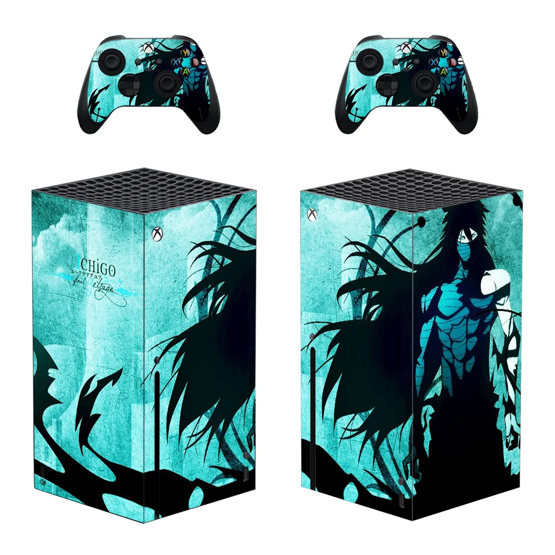 Masked Warrior Style Xbox Series X Skin Sticker for Console & 2 Controllers Decal Vinyl Protective Skins Style 1