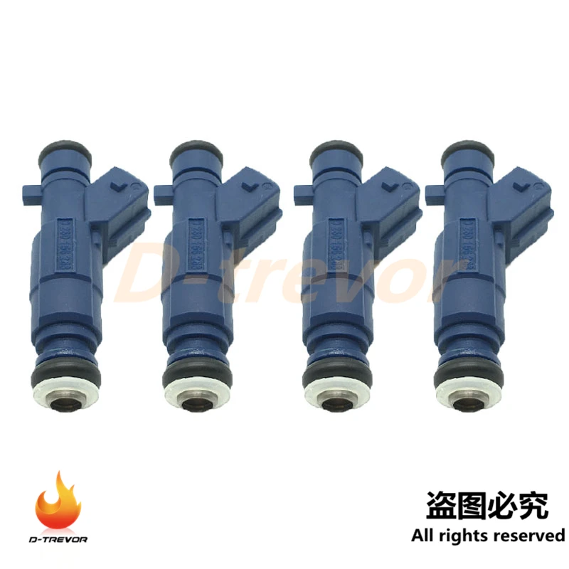 4PCS OEM 0280156263 Fuel Injector Nozzle for Chery elegant 473 BYD Geely Panda Hatchback 1.0