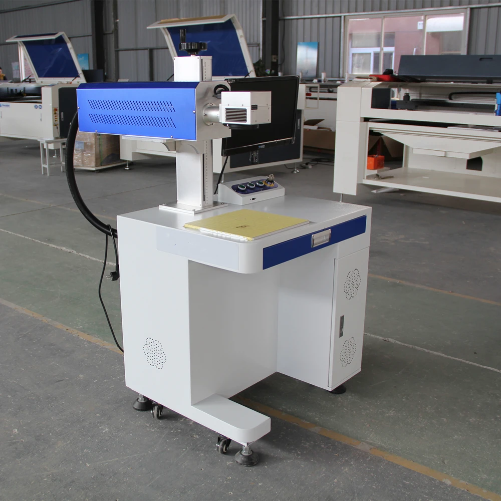 30W Split/Table Fiber Laser Marking Machine Metal Marker Machine Laser Engraver Machine Nameplate Laser Marking Machine Steel