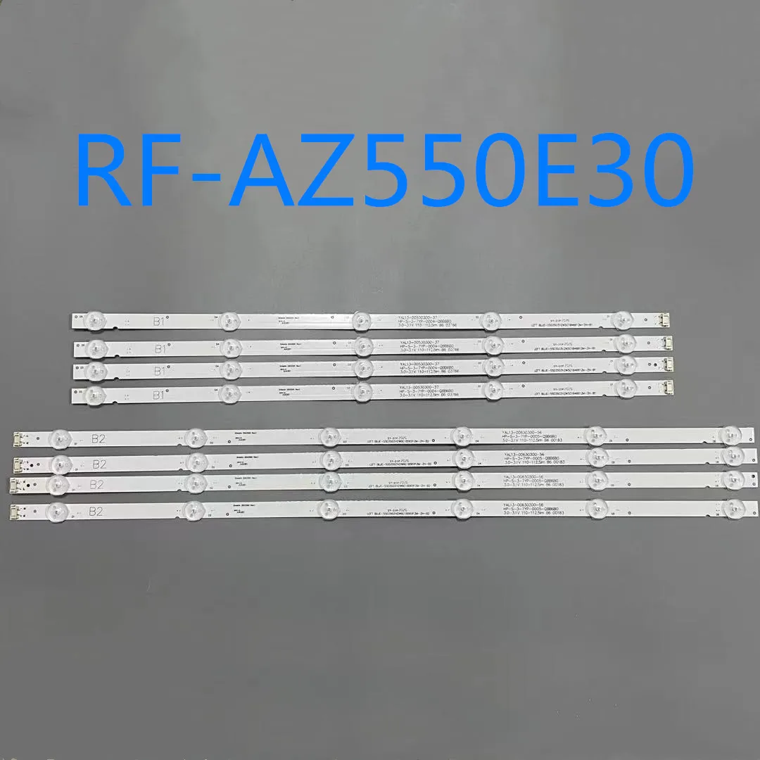 8pcs(4pcs 5led+4pcs 6led)/lot for SKYWORTH 55M9 light bar RF-AZ550E30-0601B-12/0501A-12 YAL13-0053030light bar