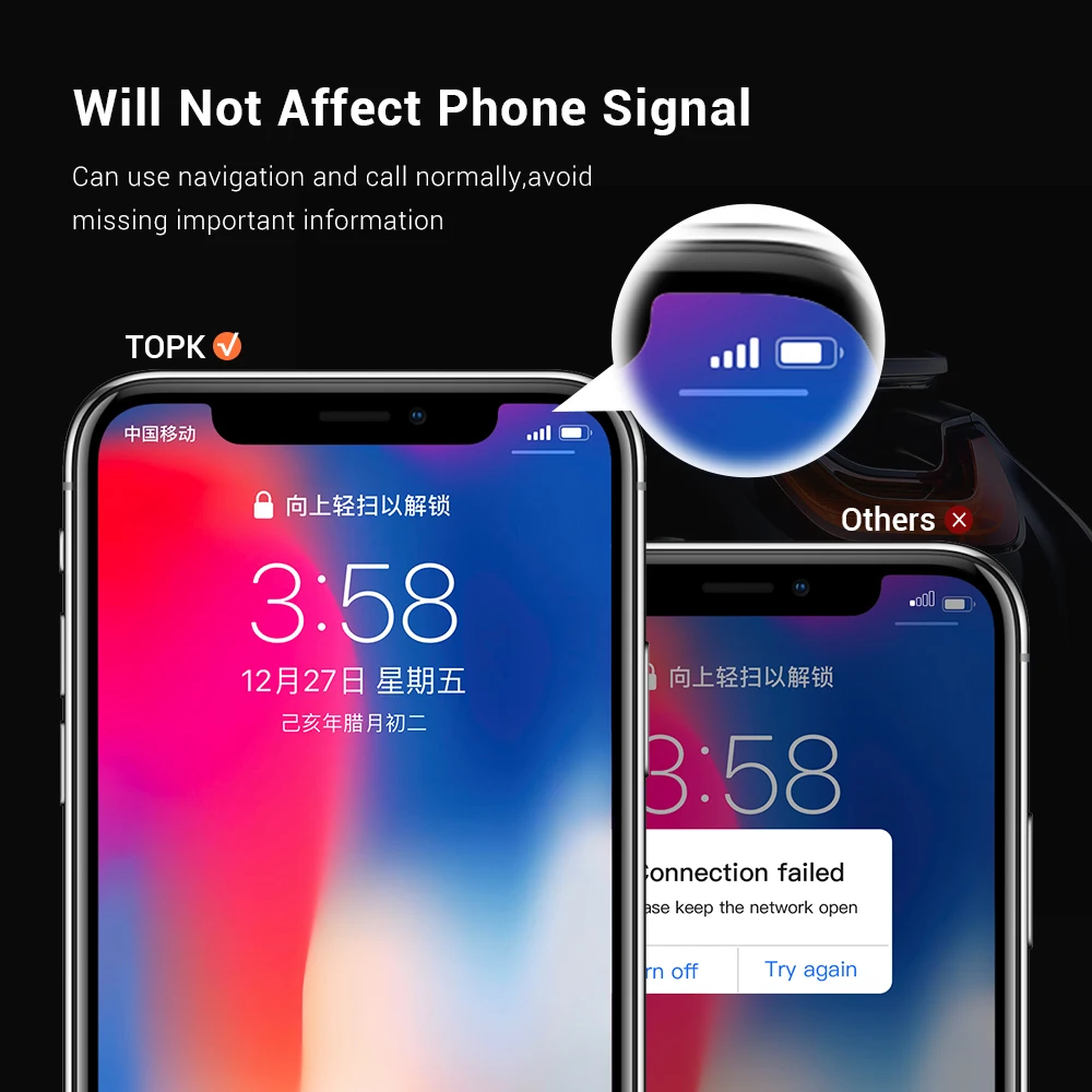 Topk 2er Pack magnetischer Autotelefon halter Armaturen brett Handyst änder Lenkrad halter magnetischer Wand halter für iPhone Samsung