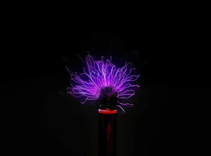 Mini Mini Spark Gap Tesla Coil Spray Arc Pull Arc Lighting Finished