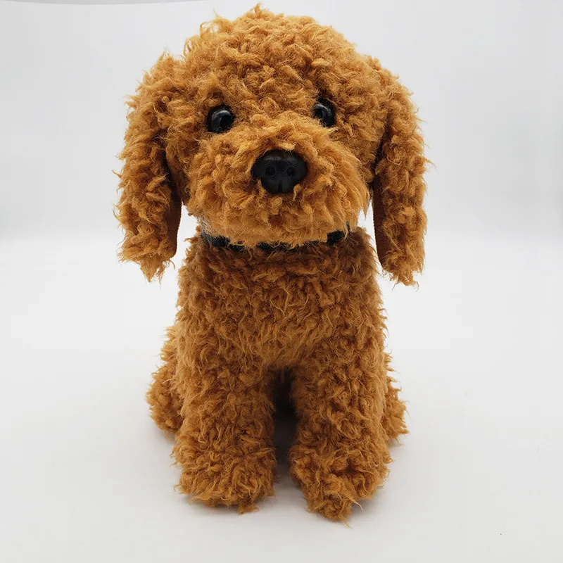 

high quality New Exquisite Simulation Teddy Poodle plush doll lifelike cute bed decorate Soothing doll birthday christmase gift