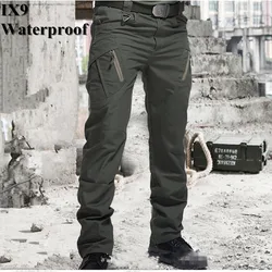 IX9 City Military Tactical Pants Men SWAT Combat Army Pants Casual Men Hikling Pants Outdoor Camping Cargo Waterproof Pants
