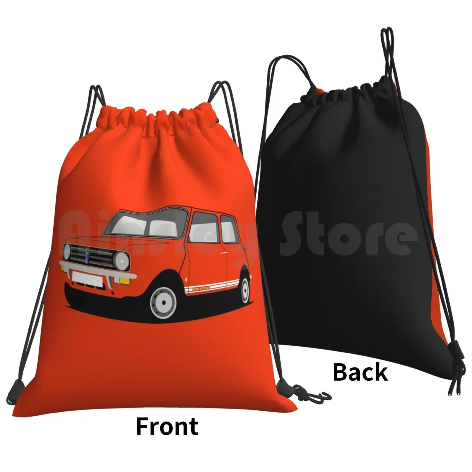 Classic Mini Clubman 1275 Gt Backpack Drawstring Bags Gym Bag Waterproof Classic Mini Clubman 1275 Gt Petrol Cc Inline 4