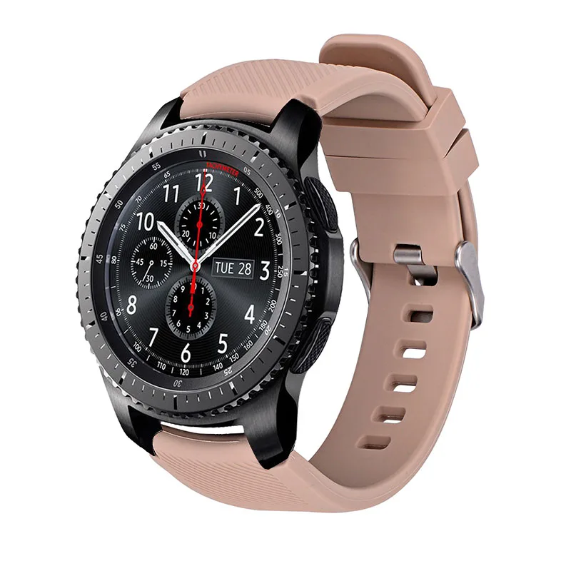 20mm 22mm Band For Samsung Galaxy watch 4/3 classic 46mm 42mm Active 2 Gear S3 silicone smartwatch huawei watch gt 2e/pro strap