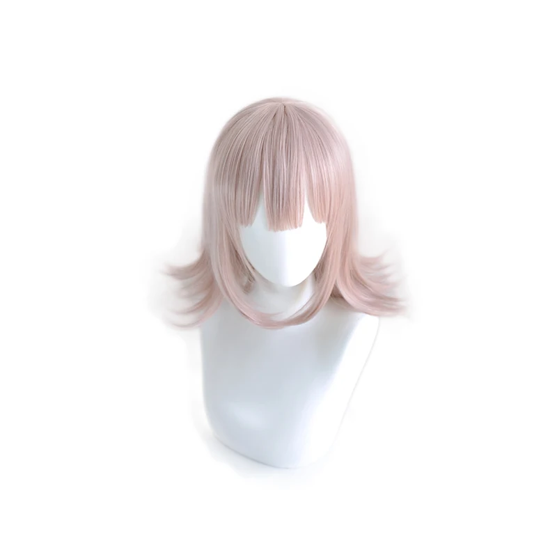 Super DanganRonpa Nanami ChiaKi Wig Cosplay Costume Dangan Ronpa Heat Resistant Synthetic Hair Women Wigs With Hairclip