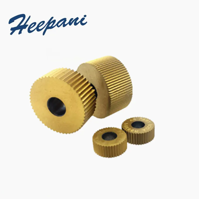 High Hardness Straight Knurled Wheel Diagonal Grain 0.2-2.5 Lathe Rolling Wheel Coat Embossing Roll Dies For Stainless Steel