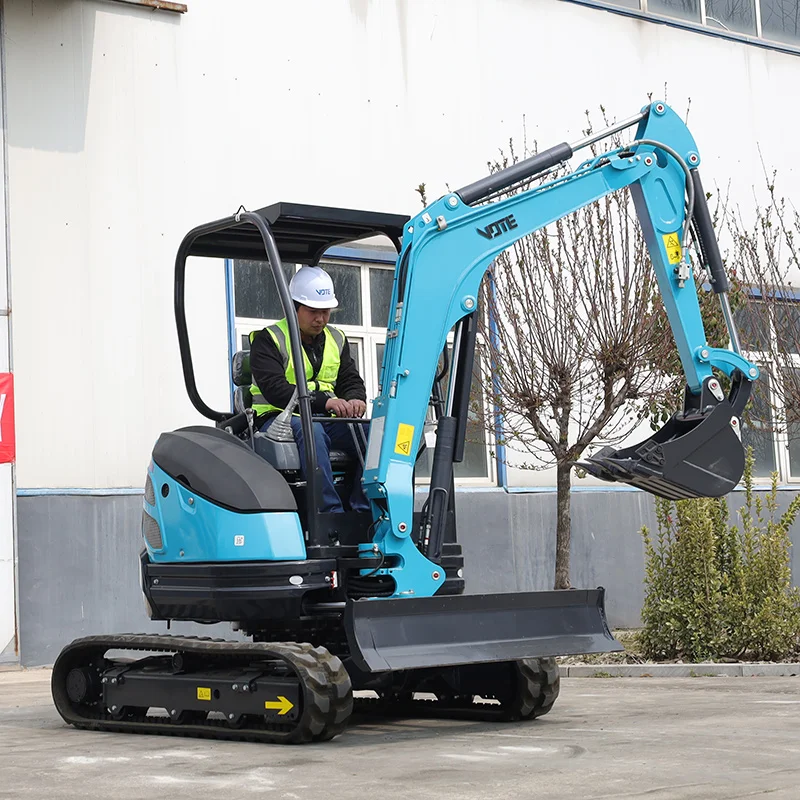 VTW-26s حفار صغير هيدروليكي شعار تخصيص 2 طن حفارة زاحفة الصانع للبيع