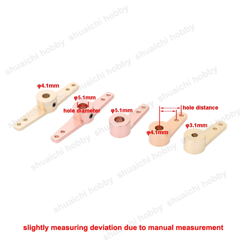 5 pezzi braccio sterzo in metallo corno singolo doppio braccio Servo sospensione bilanciere manovella collegamento per RC auto barca HSP HPI Wltoys