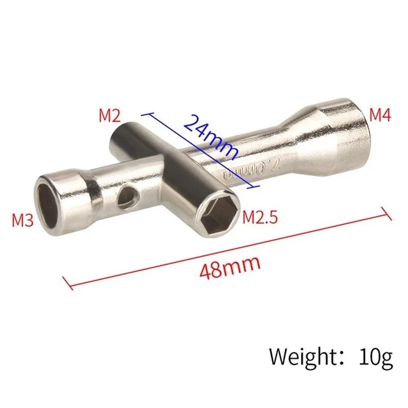 5 IN 1 Kreuz Wrench Set Düse Spanner Buchse Für 3D Drucker Reiniger Werkzeug Düsen Zahnbürste Kupfer Pinsel Reinigung Teile brutstätte