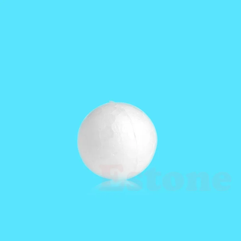 1Pc Round 2/3/4/5/6/8 Cm Modelling Polystyrene Styrofoam Foam Ball Creative DIY Material