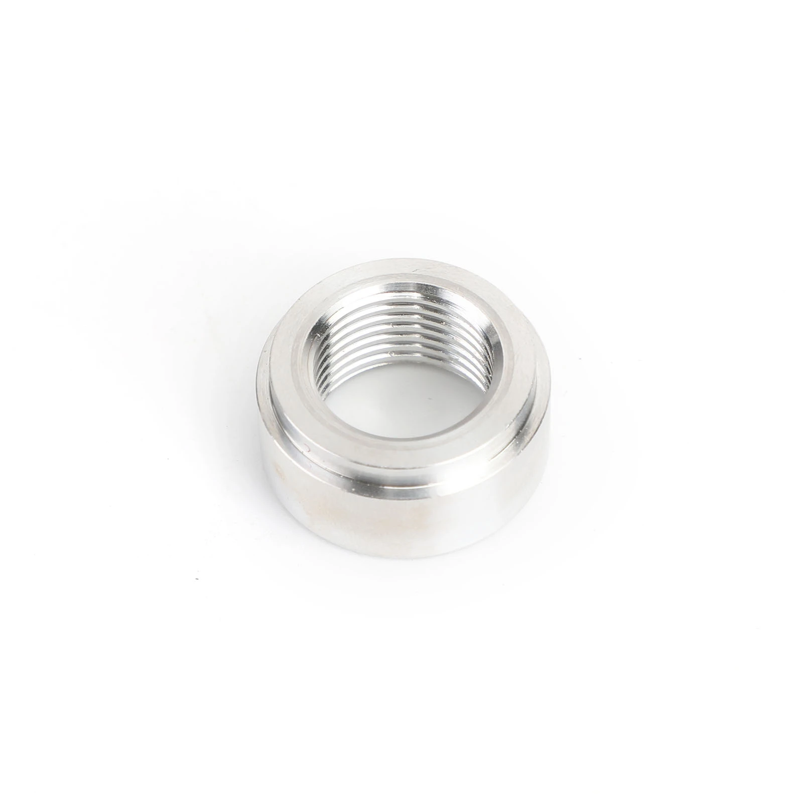 1/4 NPT 1/2NPT 3/8NPT 1/8NPT M16 M18 Thread Female Aluminum Weld Connector Nut On Bung Fitting Adapter Auto Part