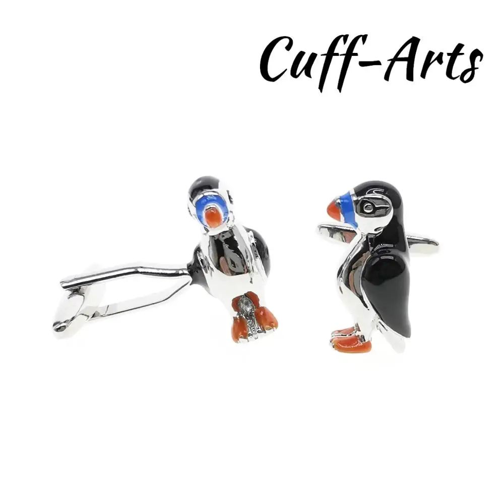 Puffin Bird Cufflinks Gifts for Men by Cuffarts C10633