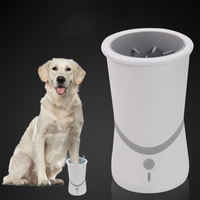 Automatic Pet Paw Cleaner Cup Electric Dog Cat Foot Wash Massager Brush USB Rechargeable Portable Cleaning Tool for Pet