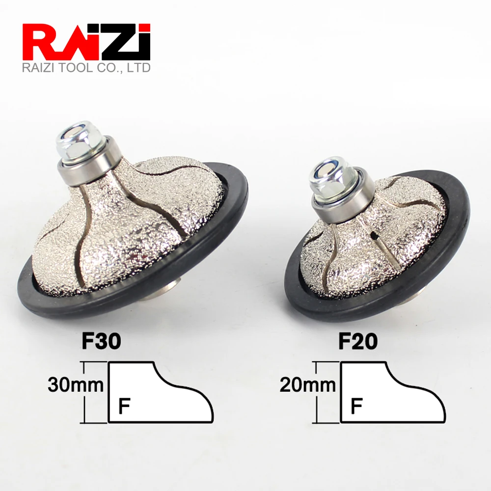 Raizi F Ogee เพชรล้อโปรไฟล์สำหรับ20 30 Mm หินแกรนิตหินอ่อนเครื่องบดสูญญากาศหินบด Profiler ที่ดีที่สุดขาย