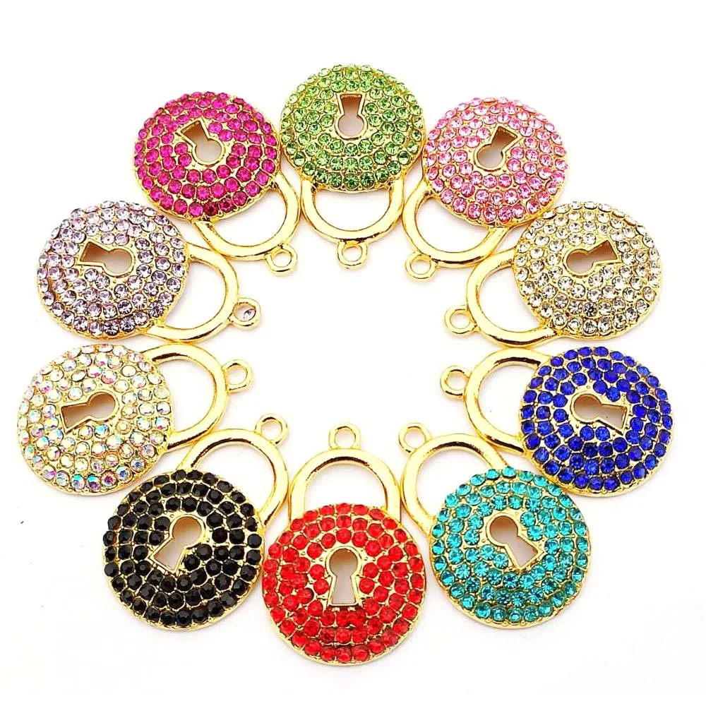 

10pcs Lock charms for women DIY jewelry accessories K015