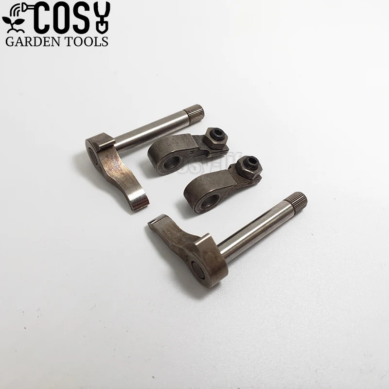 Katup Intake Buang Pengangkat Set Lengan Rocker Cocok untuk Honda GX35 GX35NT HHT35S Sikat Bensin Pemotong Mesin Pemotong Rumput Bagian Motor Mesin