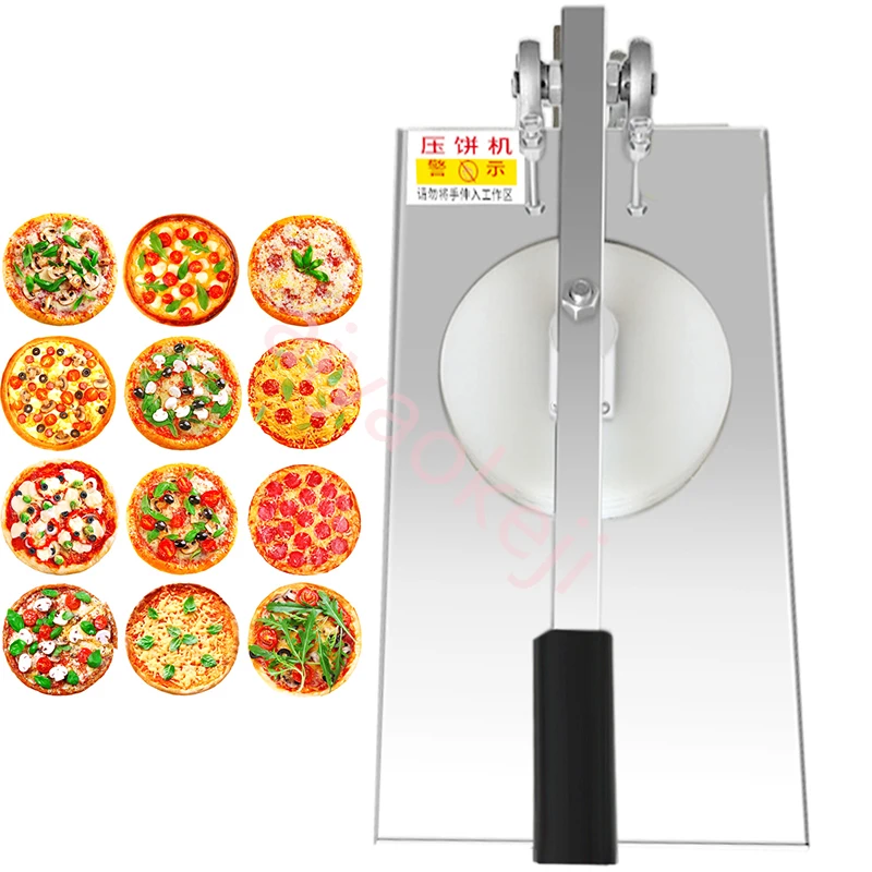 24CM Commercial Household Manual Pizza Press Dough Press Flour Tortilla Press Roll Press Pasta Machine