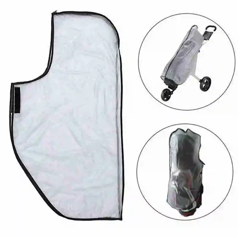 Bolsa de Golf impermeable de PVC, cubierta de lluvia para Club al aire libre, conjunto de chaqueta, accesorios protectores contra el polvo, C R0L5