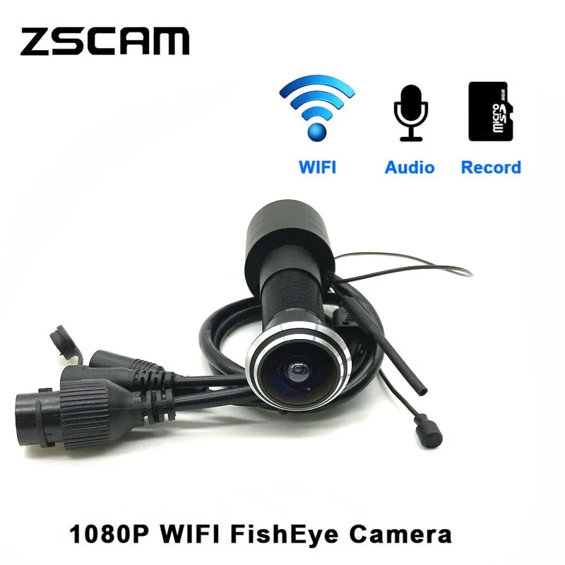 XMEye 1080P 2MP wi-fi porta Eye Hole sicurezza domestica Mini spioncino telecamera IP P2P Onvif sensore di movimento RTSP Cam Audio integrato