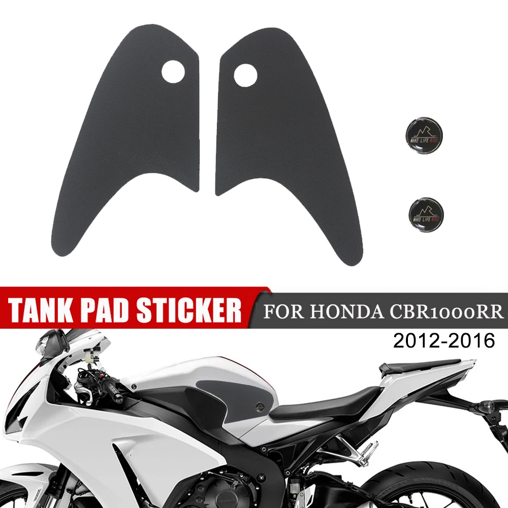 

For HONDA CBR1000RR CBR 1000RR 2012-2016 Motorcycle PVC Sticker Gas Fuel Tank Pad Protector Cover Decals Side Traction Anti Slip