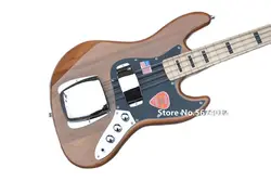 Factory direct high quality raw wood color 4 string bass guitar maple xylophone neck free shipping