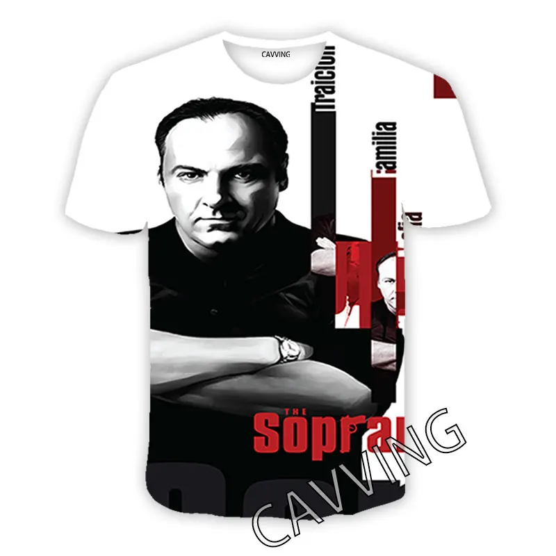 CAVVING 3D Printed  Hot TV The Sopranos  Casual T-shirts  Hip Hop Tee shirts Harajuku Styles Tops Clothing for Men/women