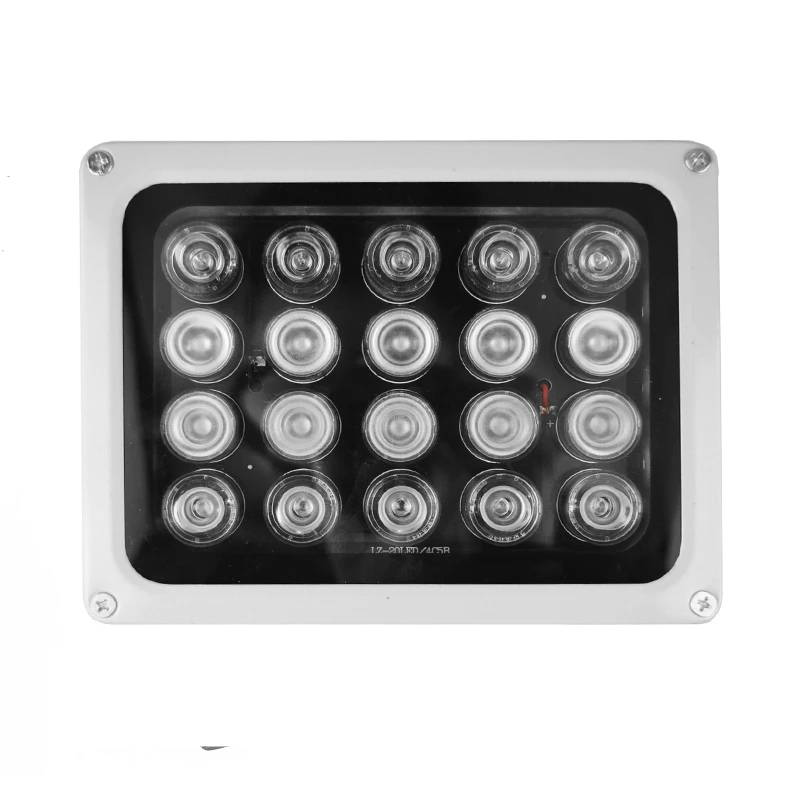 Imagem -03 - Lâmpada Led ir Impermeável Alta Potência 850nm Suporte em Forma de u Infravermelho Segurança Ahd Câmeras ip ac 110220v