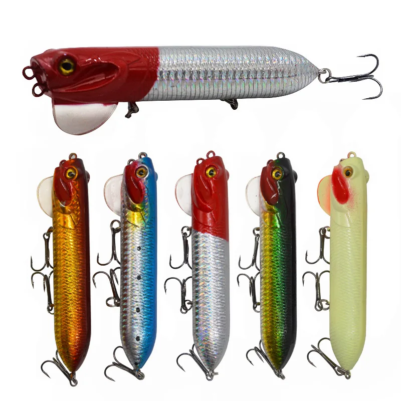 Popper hundido 12cm 27g - Señuelo lápiz de fundición para lubina