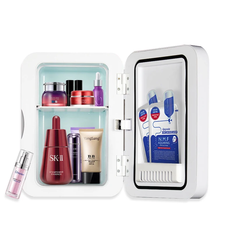 PD-8 Mini Fridge Frigobar 8LPortable Refrigerator For Cosmetics Small Fridge Skincare Fridge Car Beauty Makeup Freezer Refrigera