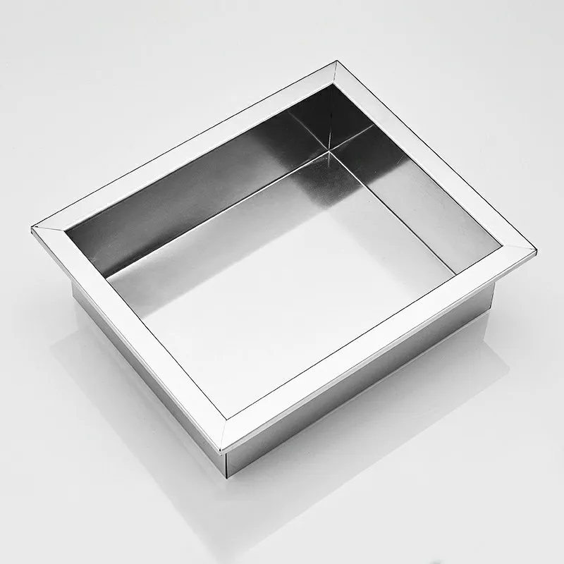 Verborgen Ingebed Muur Niche Douche Rvs Borstel Nikkel Verzonken Hotel Muur Doos Douche Niche