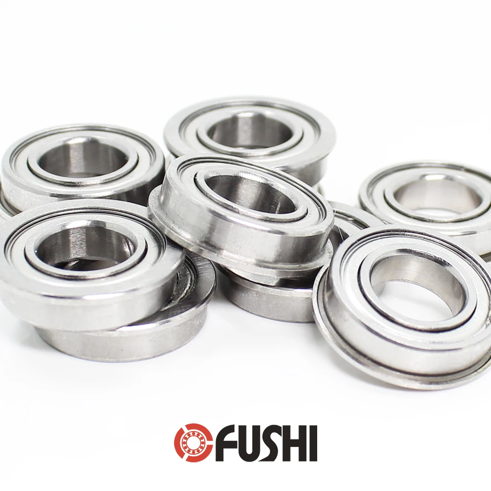 

SF6801ZZ Flange Bearing 12x21x5 mm 2PCS Double Shielded Stainless Steel Flanged SF6801 Z ZZ Ball Bearings SF6801Z