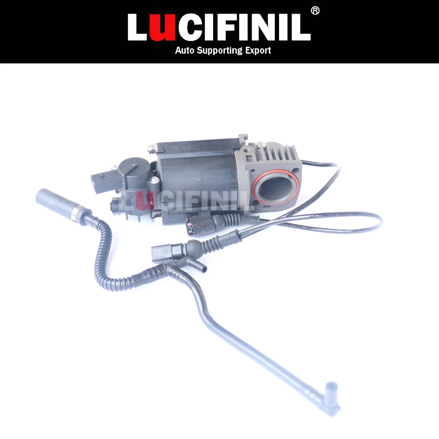 LuCIFINIL New Air Suspension Air Compressor Cylinder Head With Piston Ring Fit Audi Q7 4L0698007D 4L0698007A