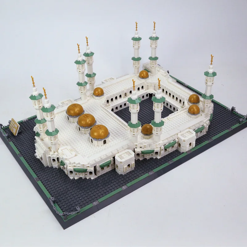 

NEW Architecture Series Bricks Set Model Building Blocks Classic MOC Educational Toys The Great Mosque of Mecca Gifts Decoration