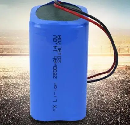 

50pcs/lot 18650-4S 14.8v 1800mah-2600mah lithium battery pack li-ion rechargeable battery 18650 battery pack