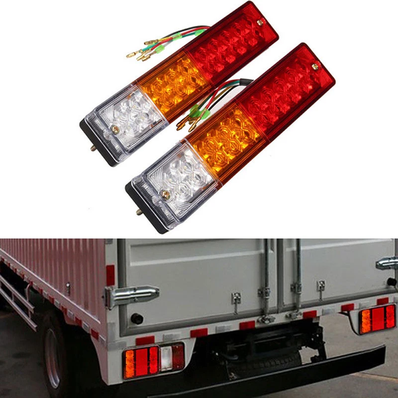 Waterproof 20 LED  12V Tail Light Car Truck Trailer Stop Rear Reverse Turn Indicator Lamp Light