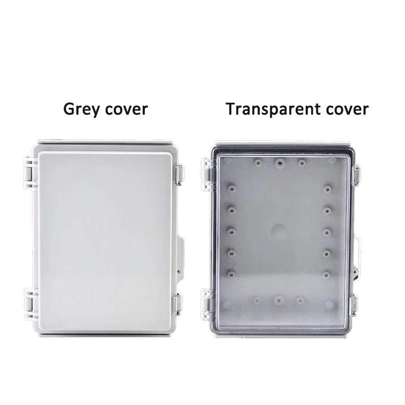 IP66 Electrical Project Box w buckle ABS Waterproof  Junction box Enclosure Plastic distribution Outdoor Instrument Housing case