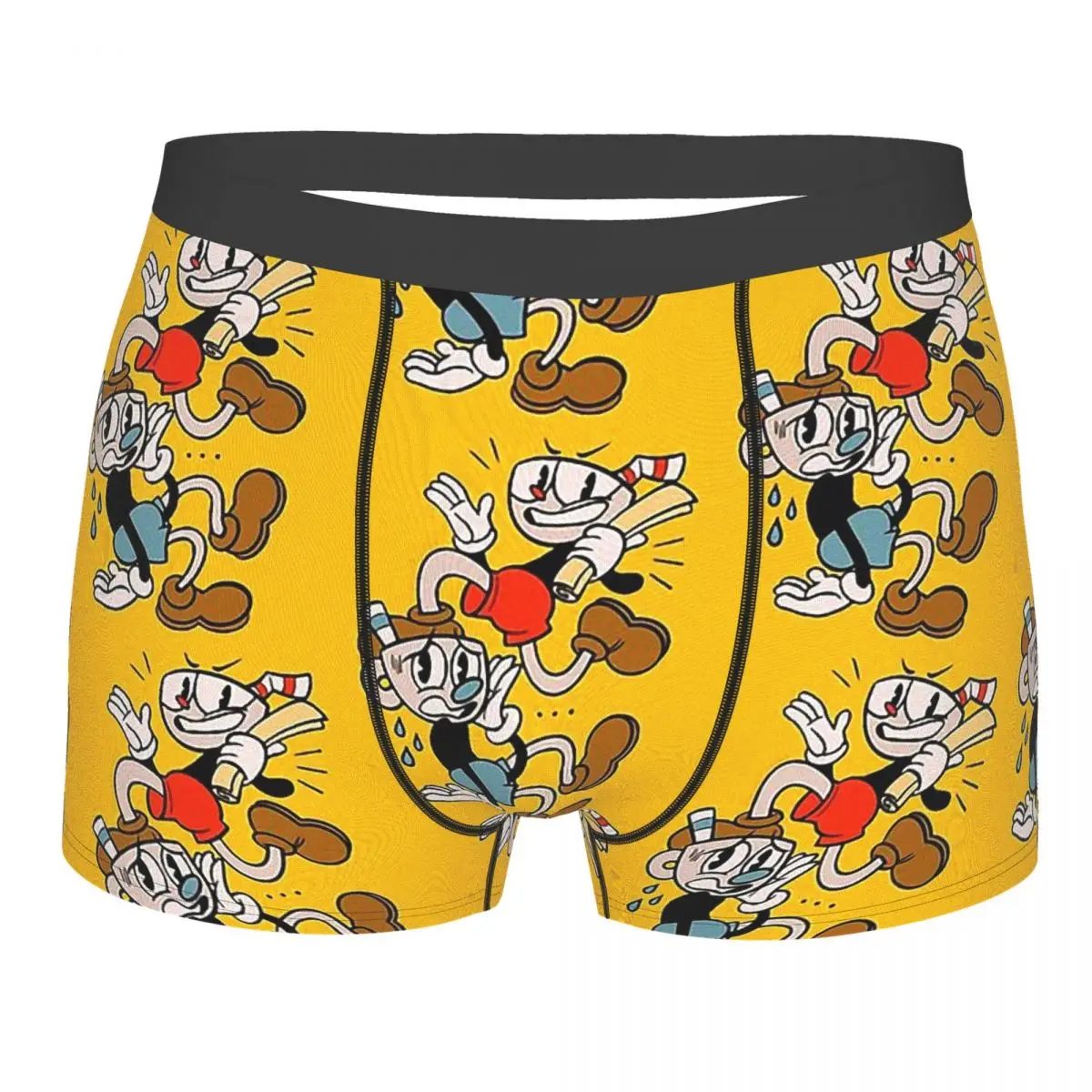 

MugMan Cuphead Run and Gun Video Game Underpants Cotton Panties Male Underwear Comfortable Shorts Boxer Briefs