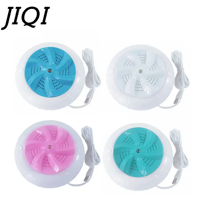 Mini Ultrasonic Washing Machine Automatic Turbo Washer Laundry Remove Dirt Portable for Travel Business trip