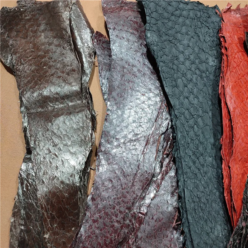 Various colors of Silver Dragon Skin  DIY watch strap shoes wallet mobile phone case card bag  Inlaid leather material