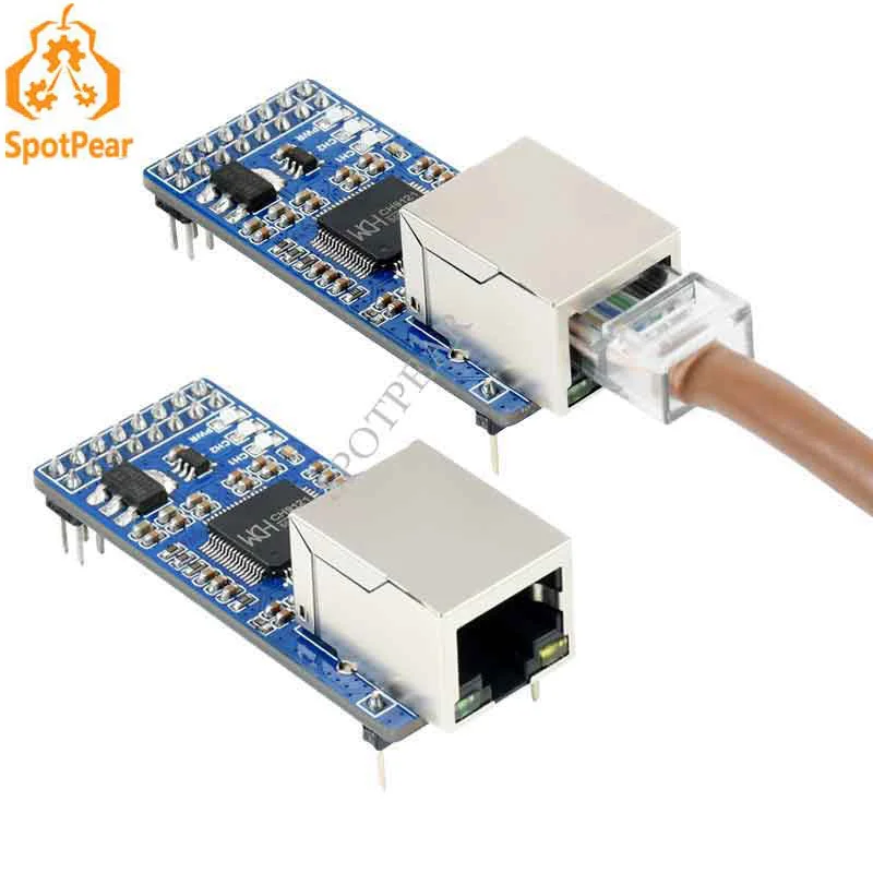 

2-CH UART To Ethernet Converter Serial Port Transparent Transmission Module 2-CH UART TO ETH