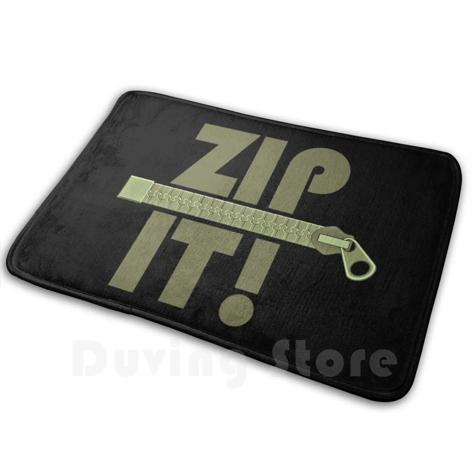 Zip It! Carpet Mat Rug Cushion Soft Zip Quiet Stop