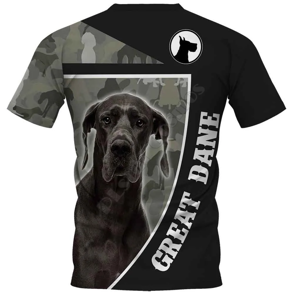 Pitbull Terrier 3D Printed t shirts women for men Summer Casual Tees Short Sleeve T-shirts Funny Animals Short Sleeve 03