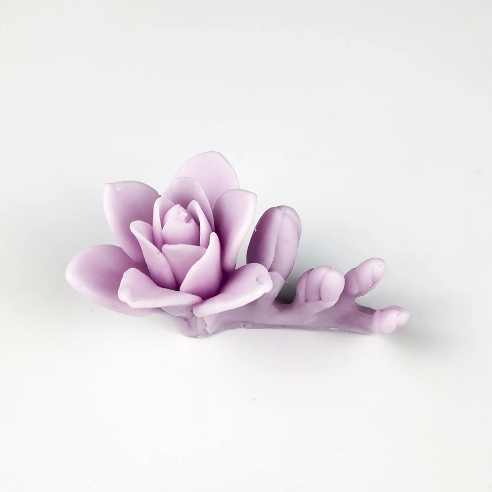 

HC0301 PRZY Peony Bouquet Flower Mold Mold Silicone Decoration Plant Molds Flowers Peony Rose Soap Candle Moulds Bouquet