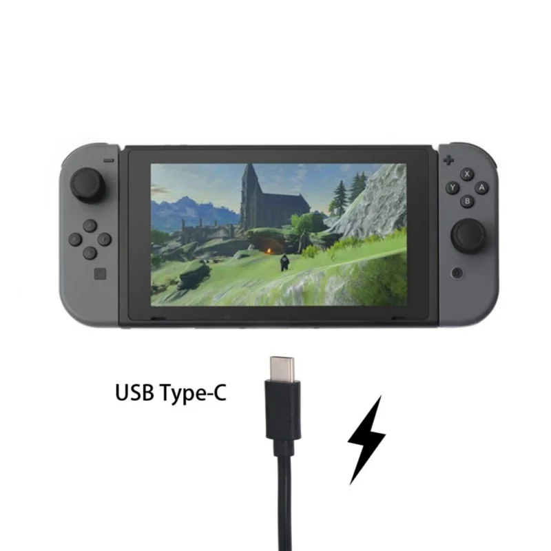 1.8 metri cavo di ricarica USB tipo-c anello magnetico cavo dati cavo di alimentazione per Controller Nintendo зарядное устройство